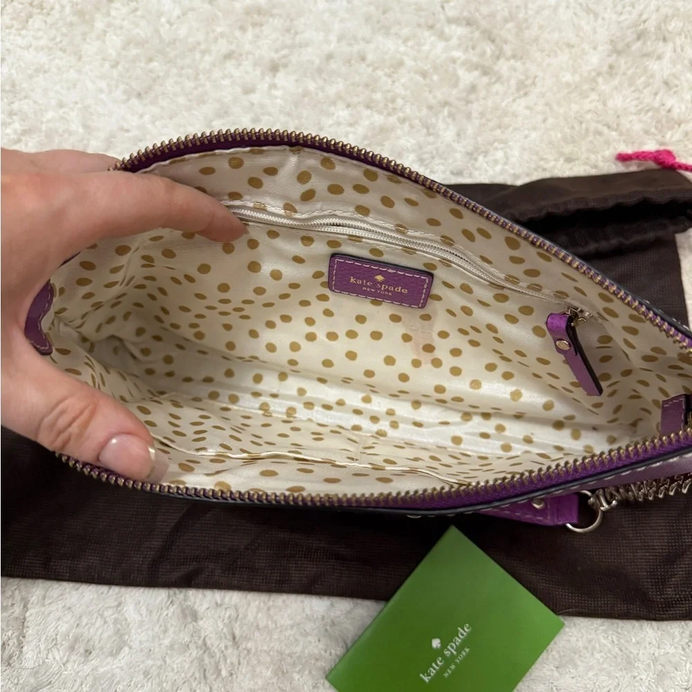 NWOT Kate Spade Vibrant Purple Shoulder Bag
